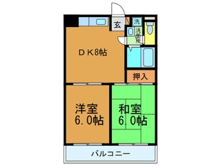 フォアール今津北の物件間取画像